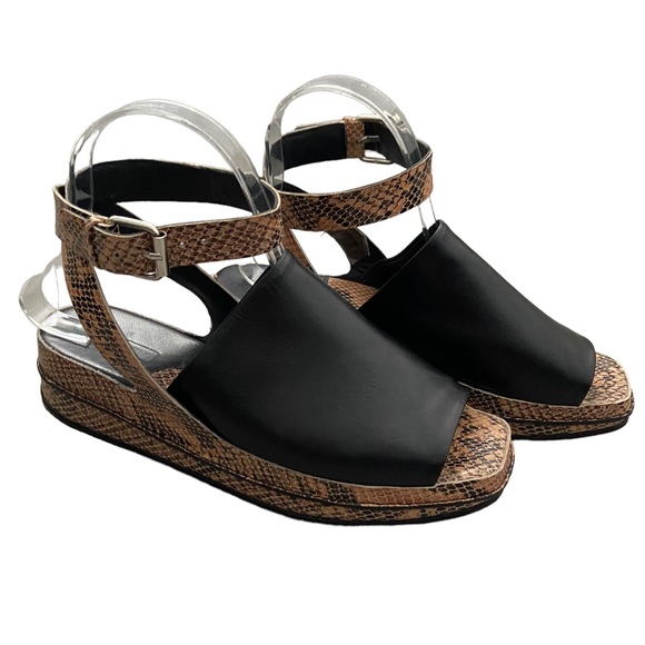 Rachel Comey Shoes - Rachel Comey Leather Snake Print Espadrilles